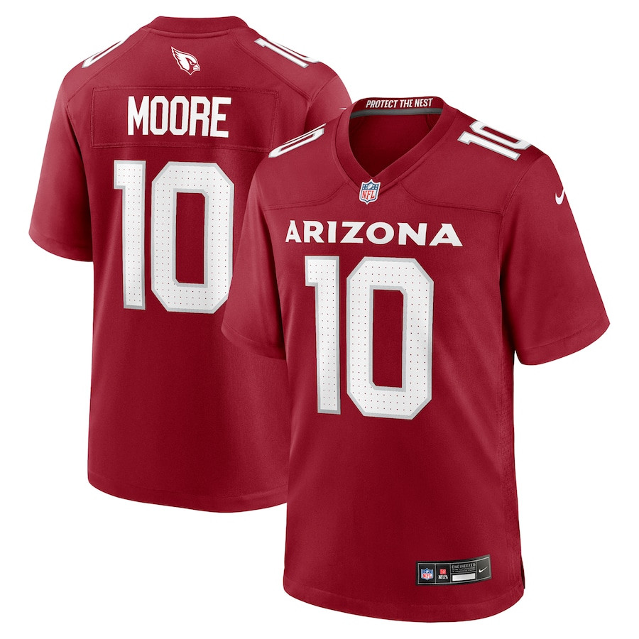 Chris Moore 10 Arizona Cardinals Team Game Cardinal NFL Jersey Men's