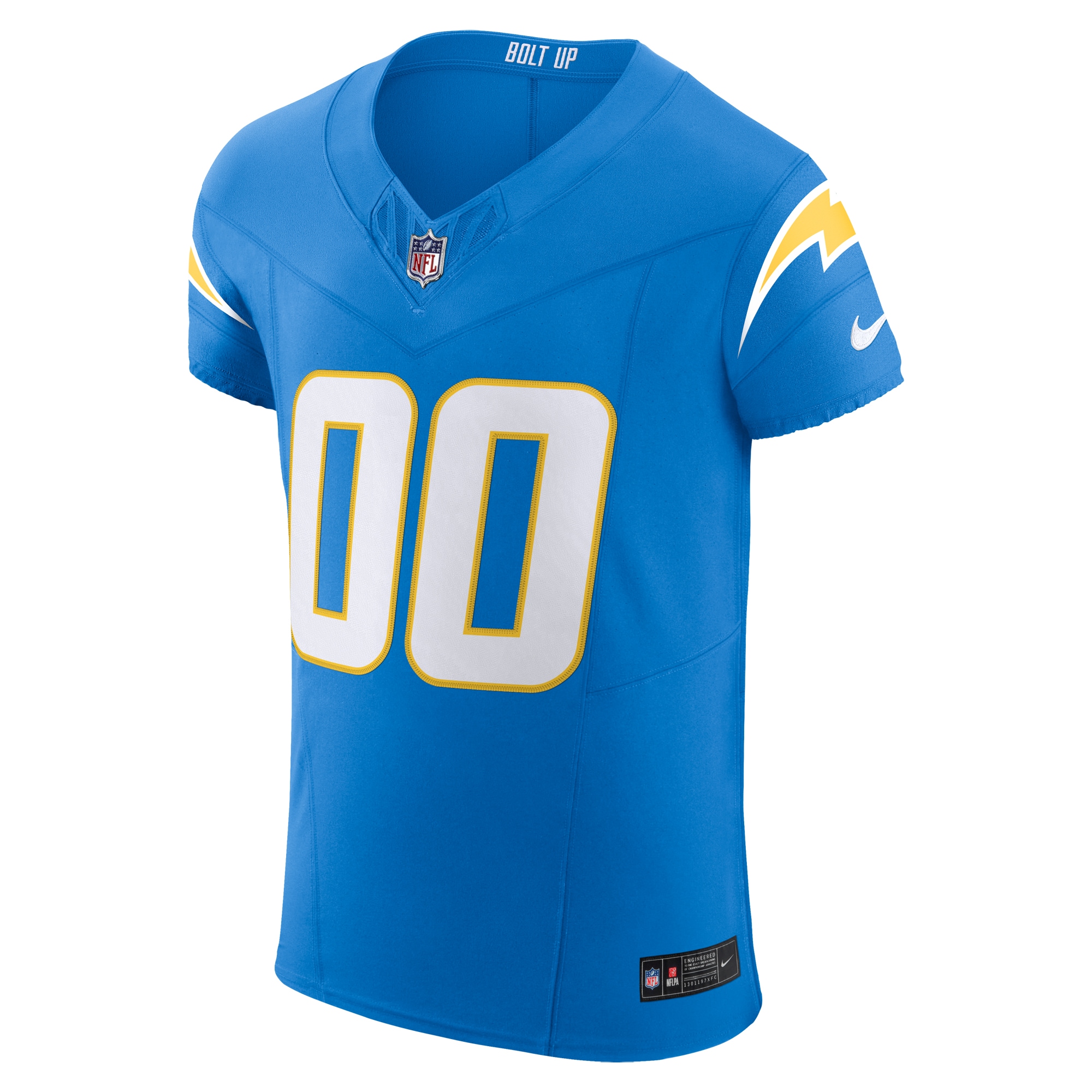 Los Angeles Chargers Powder Blue Vapor F.U.S.E. Elite Custom NFL Jersey Men's