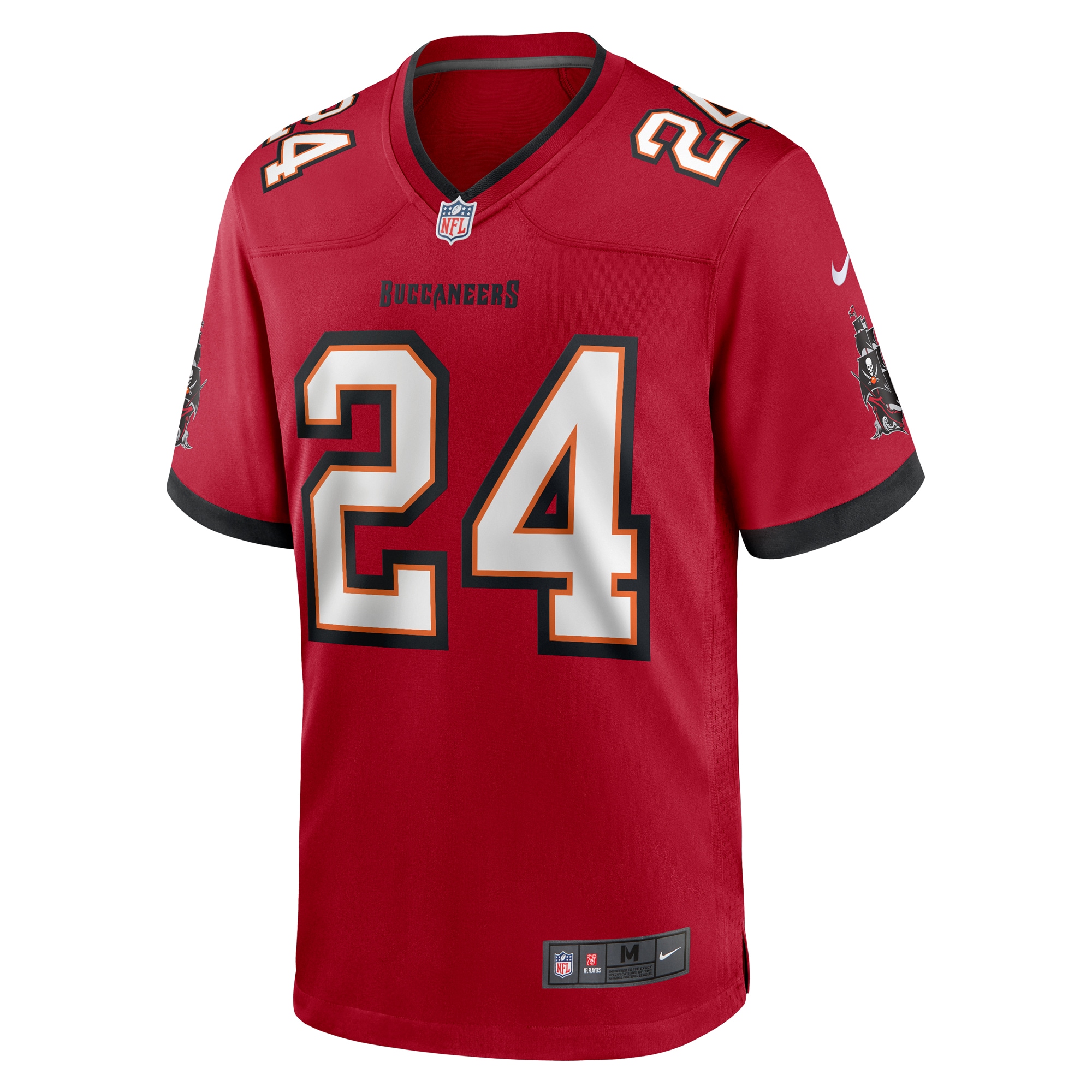 Tampa Bay Buccaneers Tyrek Funderburk Red Game NFL Jersey Men's