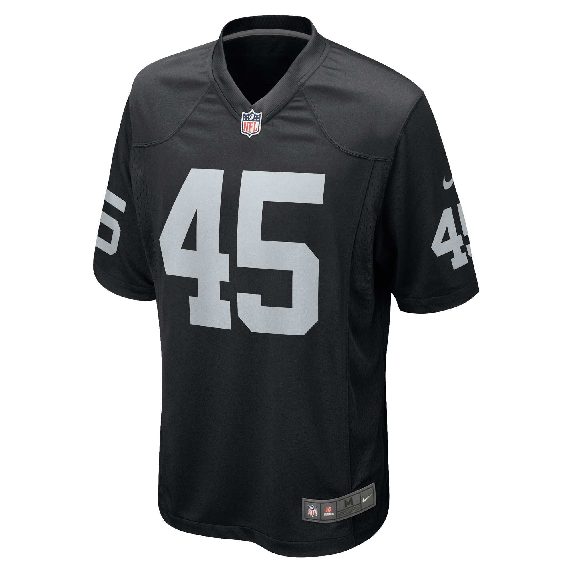 Las Vegas Raiders Jaquan Johnson Black Game Player NFL Jersey Men's