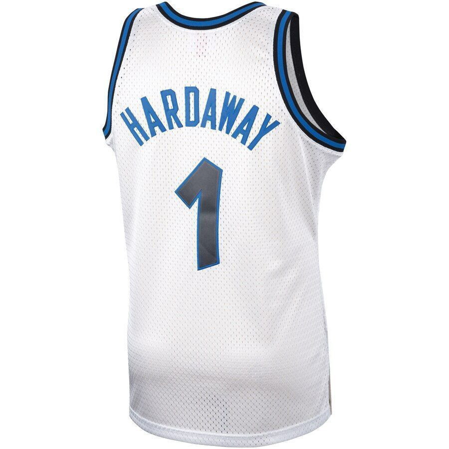 Penny Hardaway Orlando Magicc Mitchell Ness Hardwood Classics Platinum Swingman NBA Jersey Men's