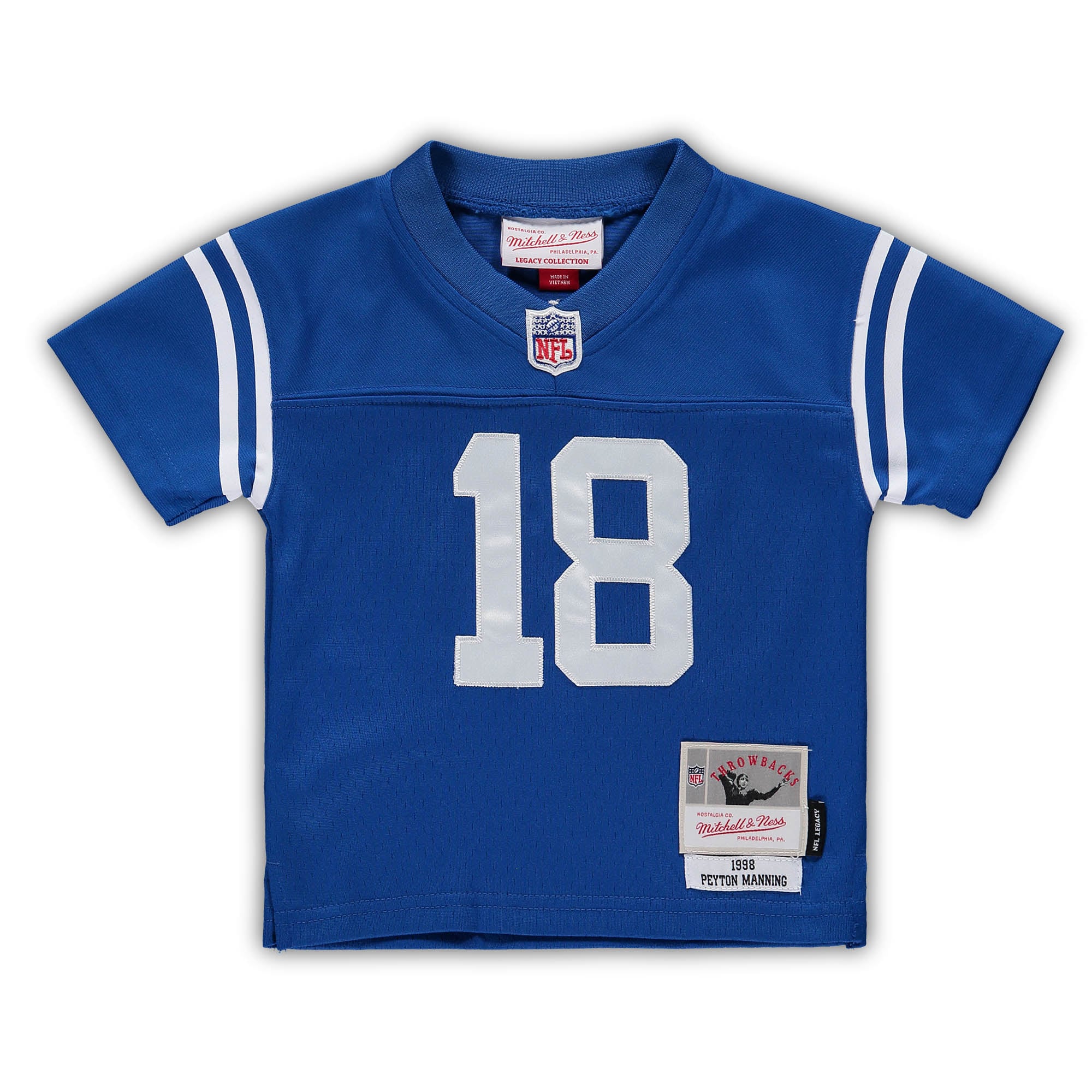 Infant Indianapolis Colts Peyton Manning Mitchell Ness Royal 1998 Retired Legacy NFL Jersey Men's