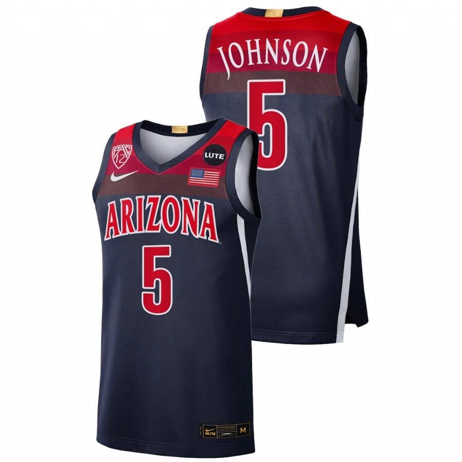 Stanley Johnson 5 Navy Arizona Wildcats Elite Limited NCAA Jersey Men's