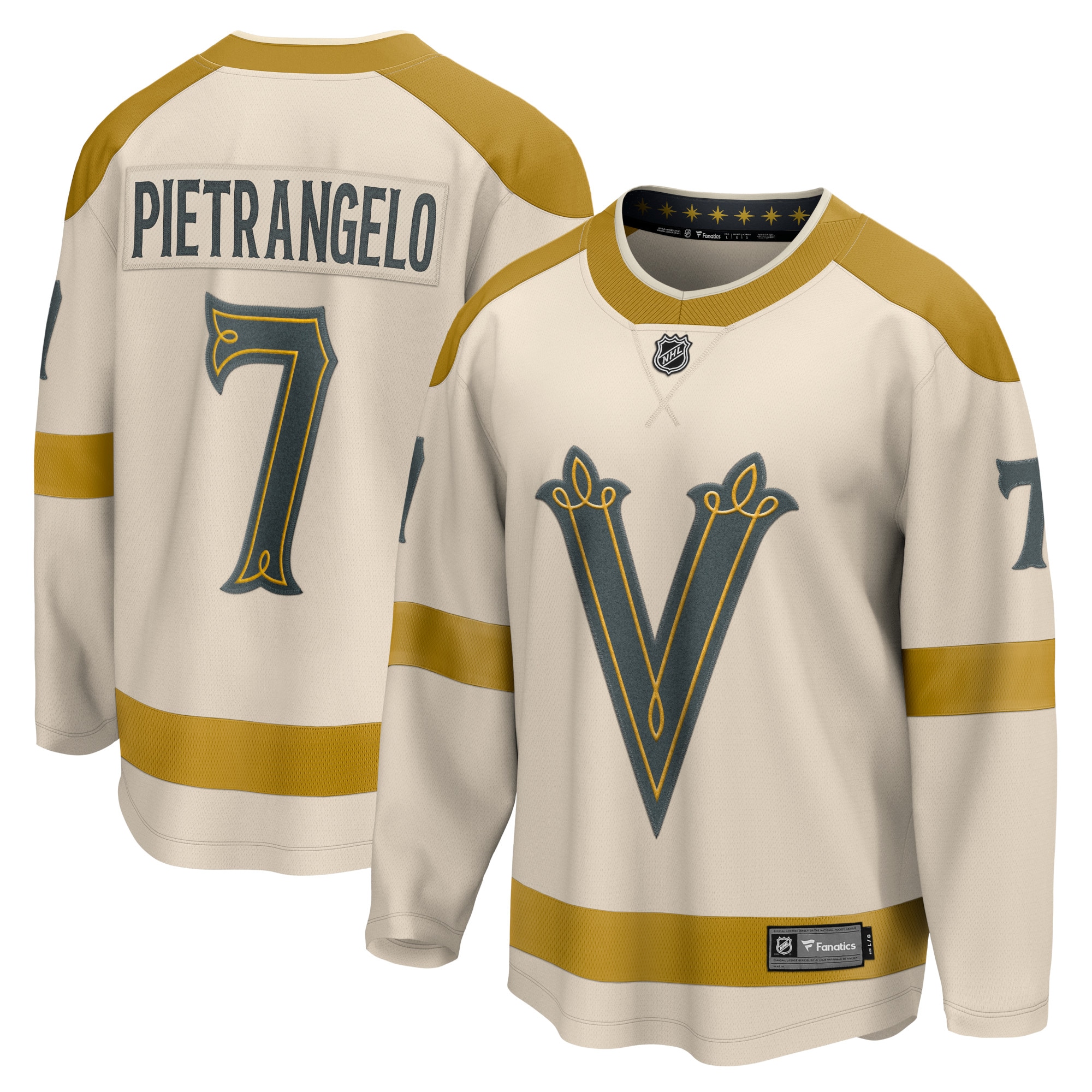 Vegas Golden Knights Alex Pietrangelo Cream 2024 Winter Classic Breakaway Player NHL Jersey Men's