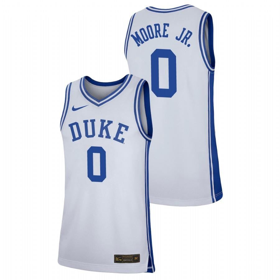 Duke Blue Devils White Wendell Moore Jr. NCAA Jersey Men's