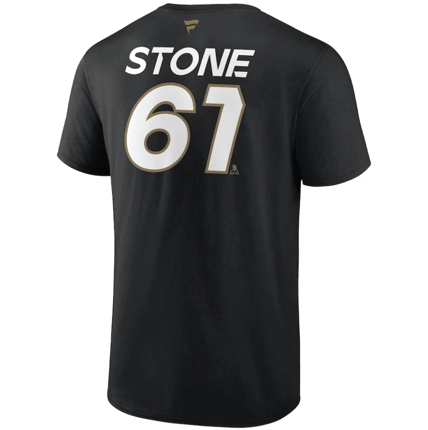 Mark Stone 61 Vegas Golden Knights 2023 Stanley Cup Final T-Shirt Black NHL Jersey Men's