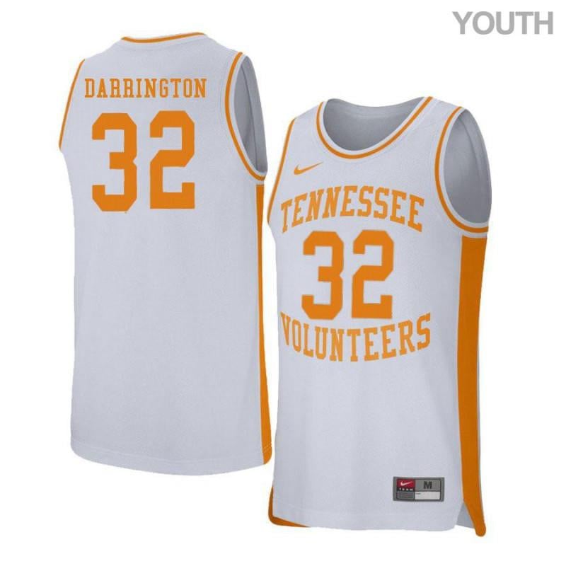 32 Chris Darringto White Retro Elite Tennessee Volunteers NCAA Jersey Youth