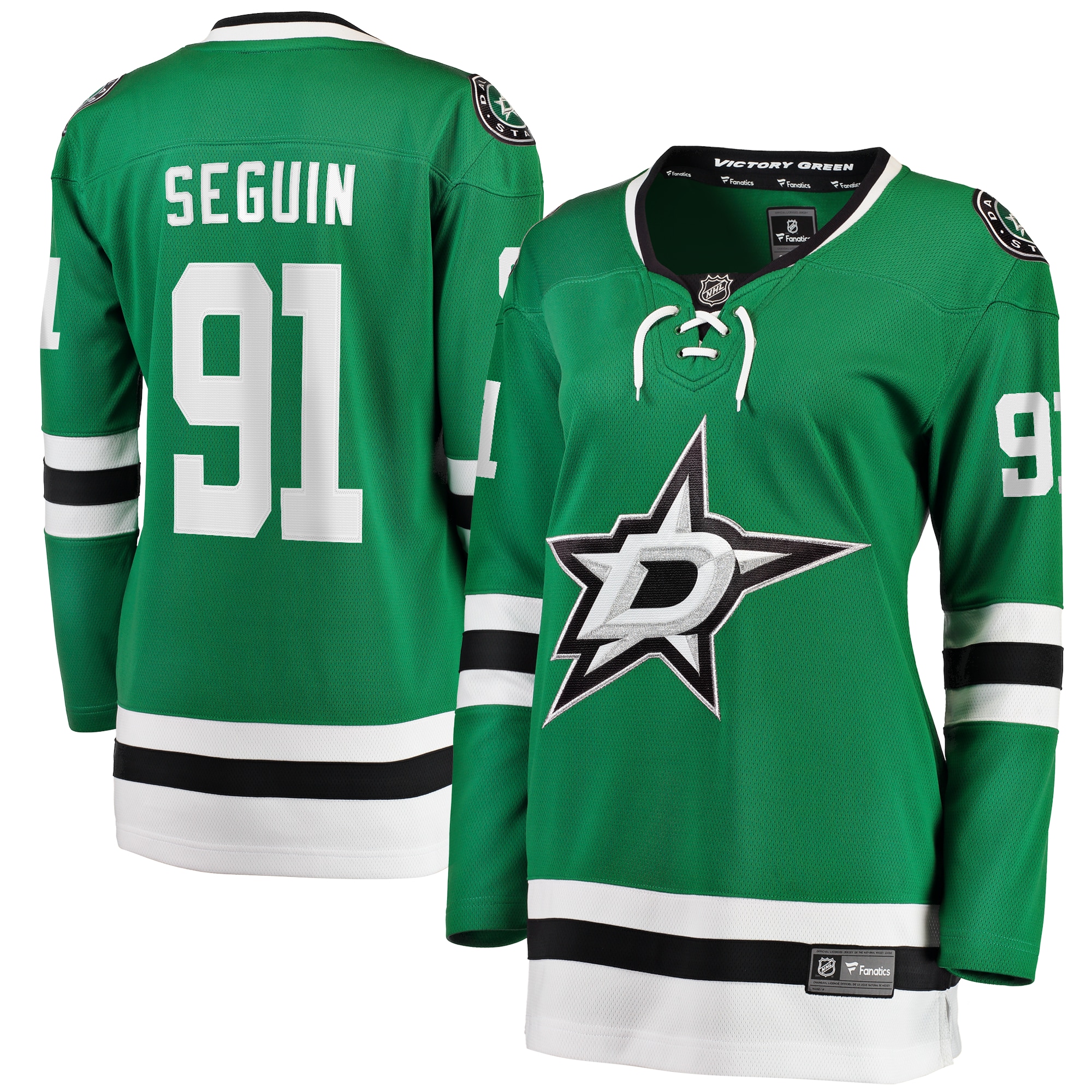 Dallas Stars Tyler Seguin Kelly Green Home Breakaway Player NHL Jersey Women's