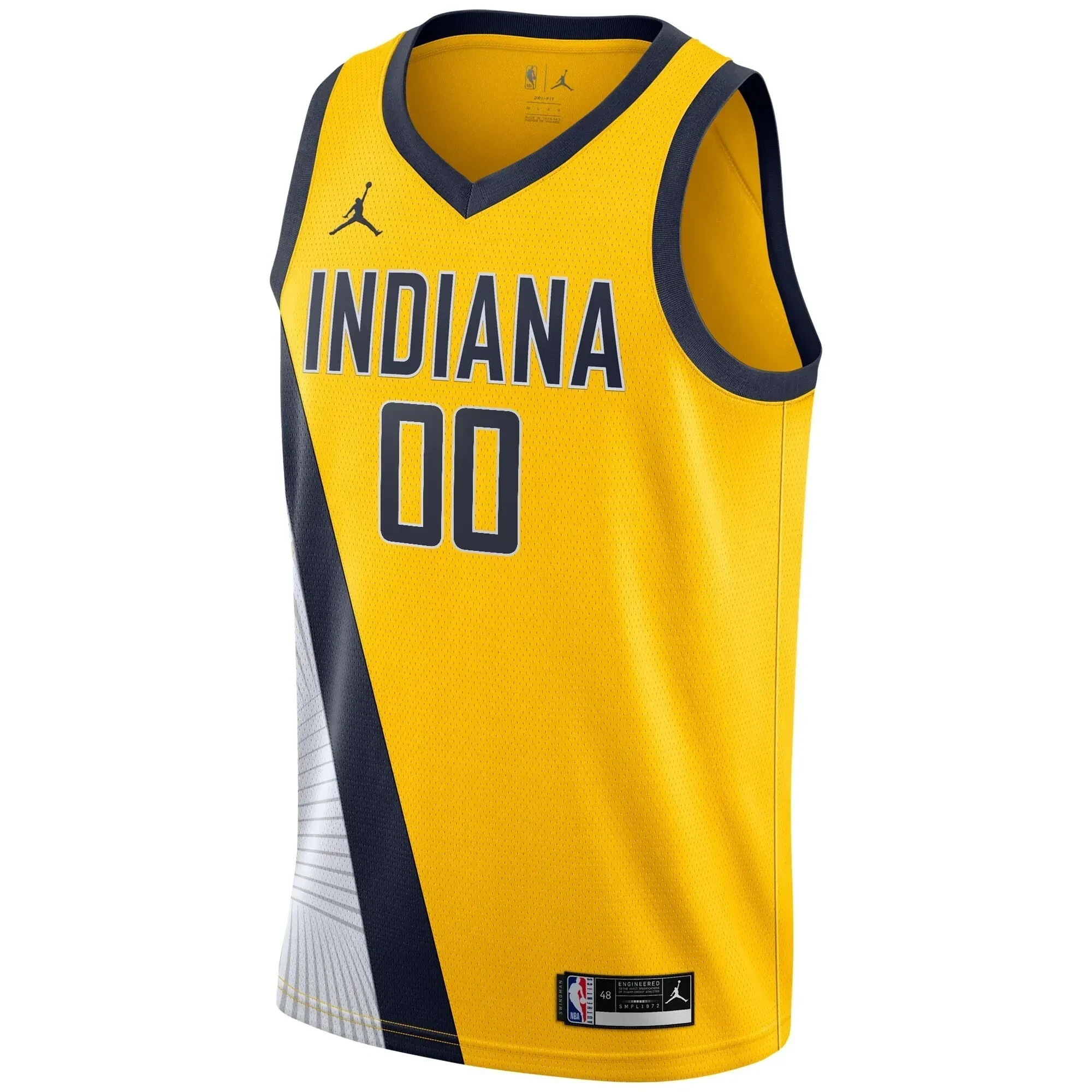 Indiana Pacers Swingman Custom Statement Edition Gold NBA Jersey Men's