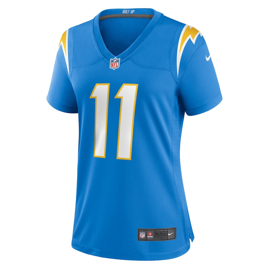 Luis Perez 11 Los Angeles Chargers Team Game Powder Blue NFL Jersey Women's