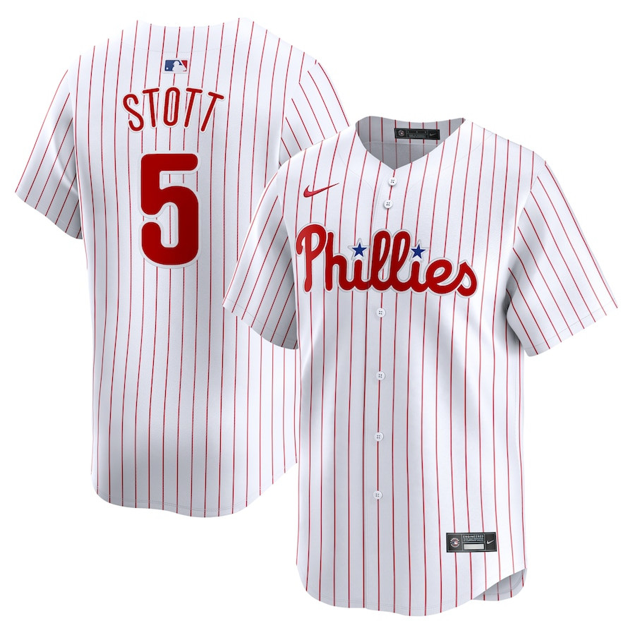 Bryson Stott 5 Philadelphia Phillies Home Limited Player White MLB Jersey Men's
