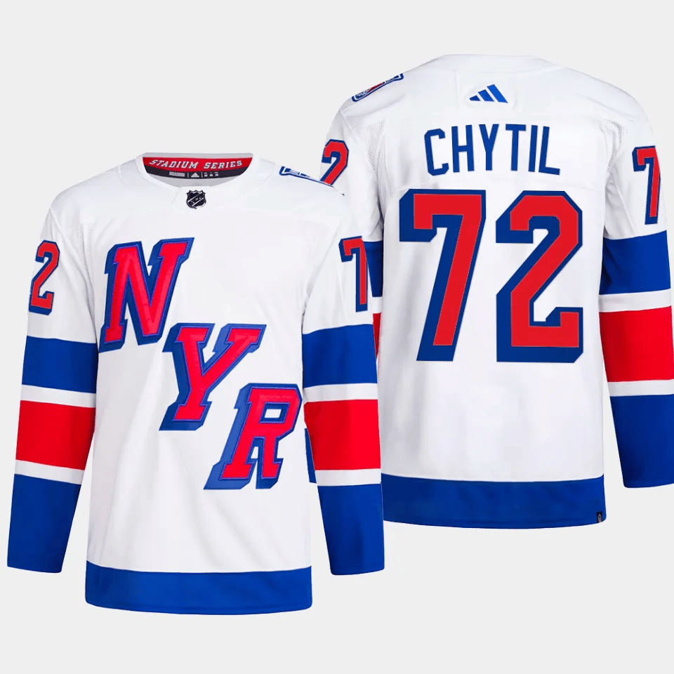 Filip Chytil 72 New York Rangers 2024 Stadium Series Primegreen White NHL Jersey Men's