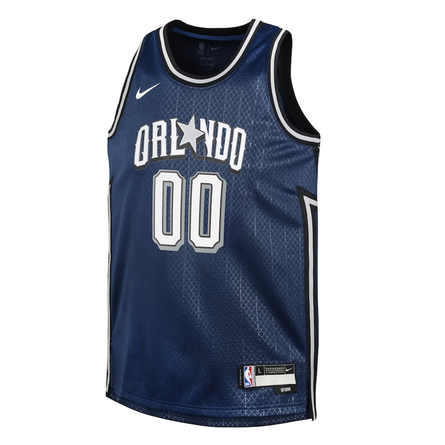 Orlando Magicc 2023/24 City Edition Swingman Custom Navy NBA Jersey Youth