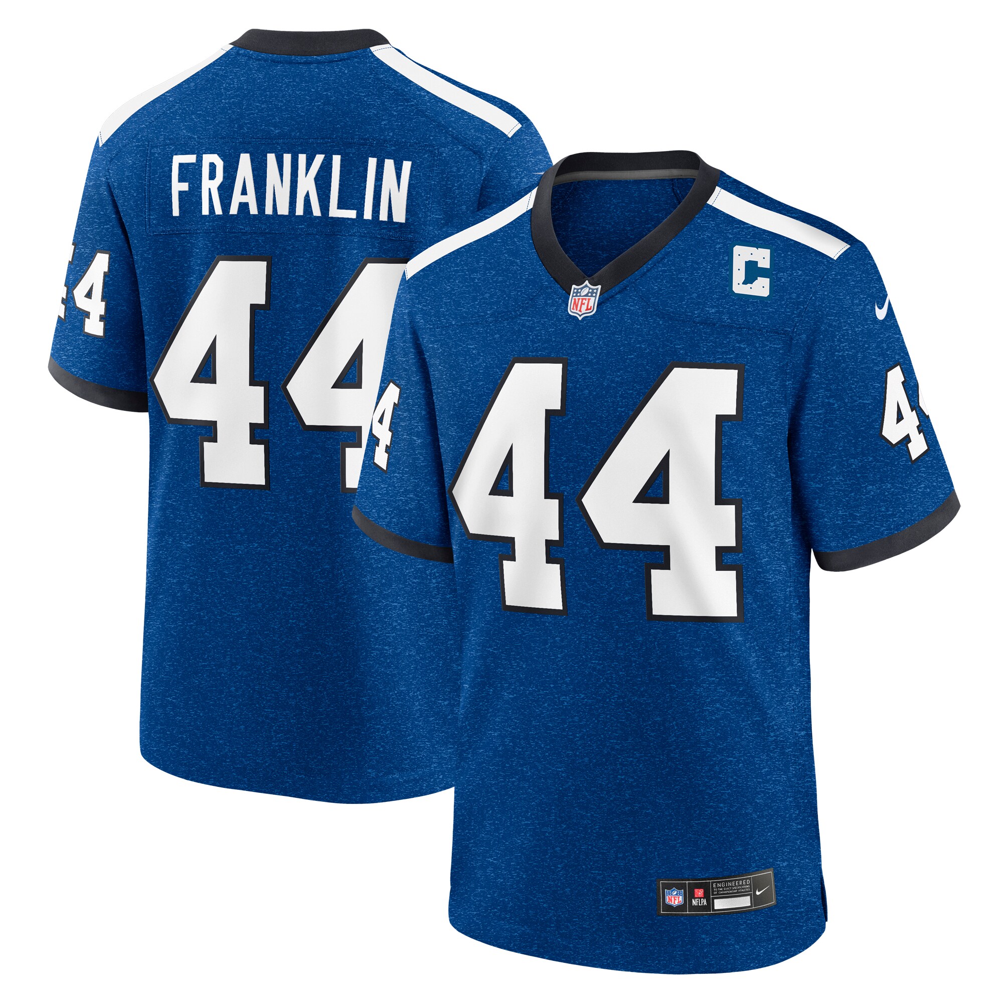 Indianapolis Colts Zaire Franklin Royal Indiana Nights Alternate Game NFL Jersey Men's