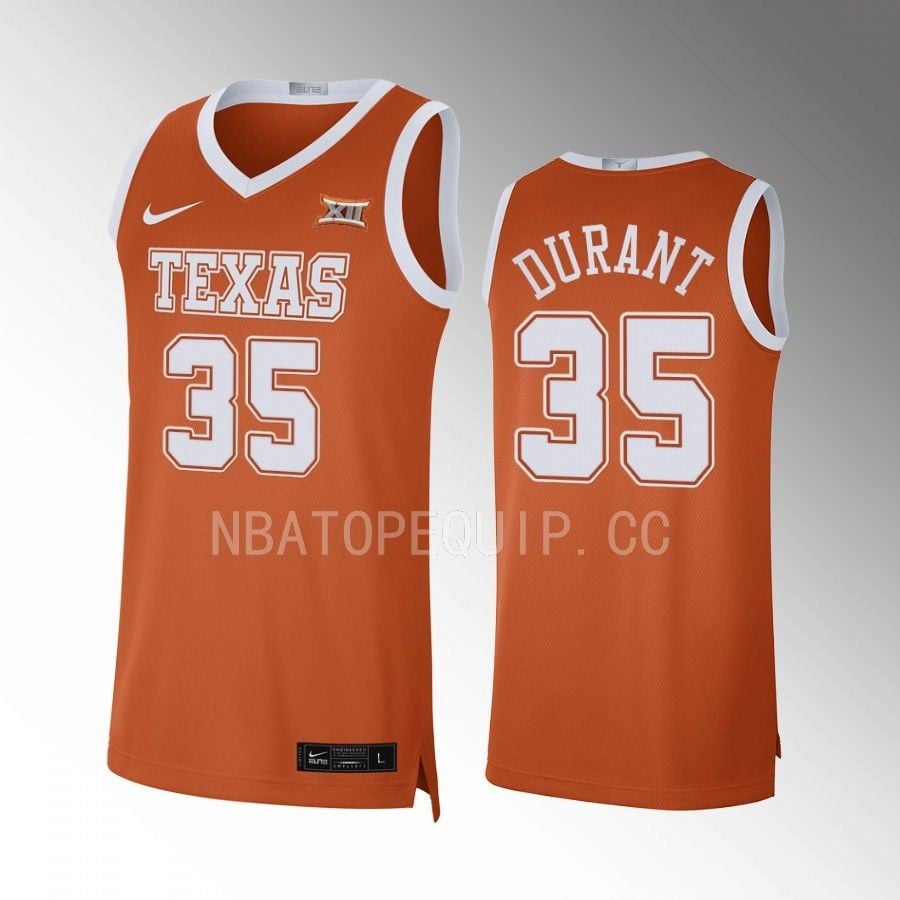 Kevin Durant 35 Texas Longhorns Orange Limited Alumni NCAA Jersey Men's