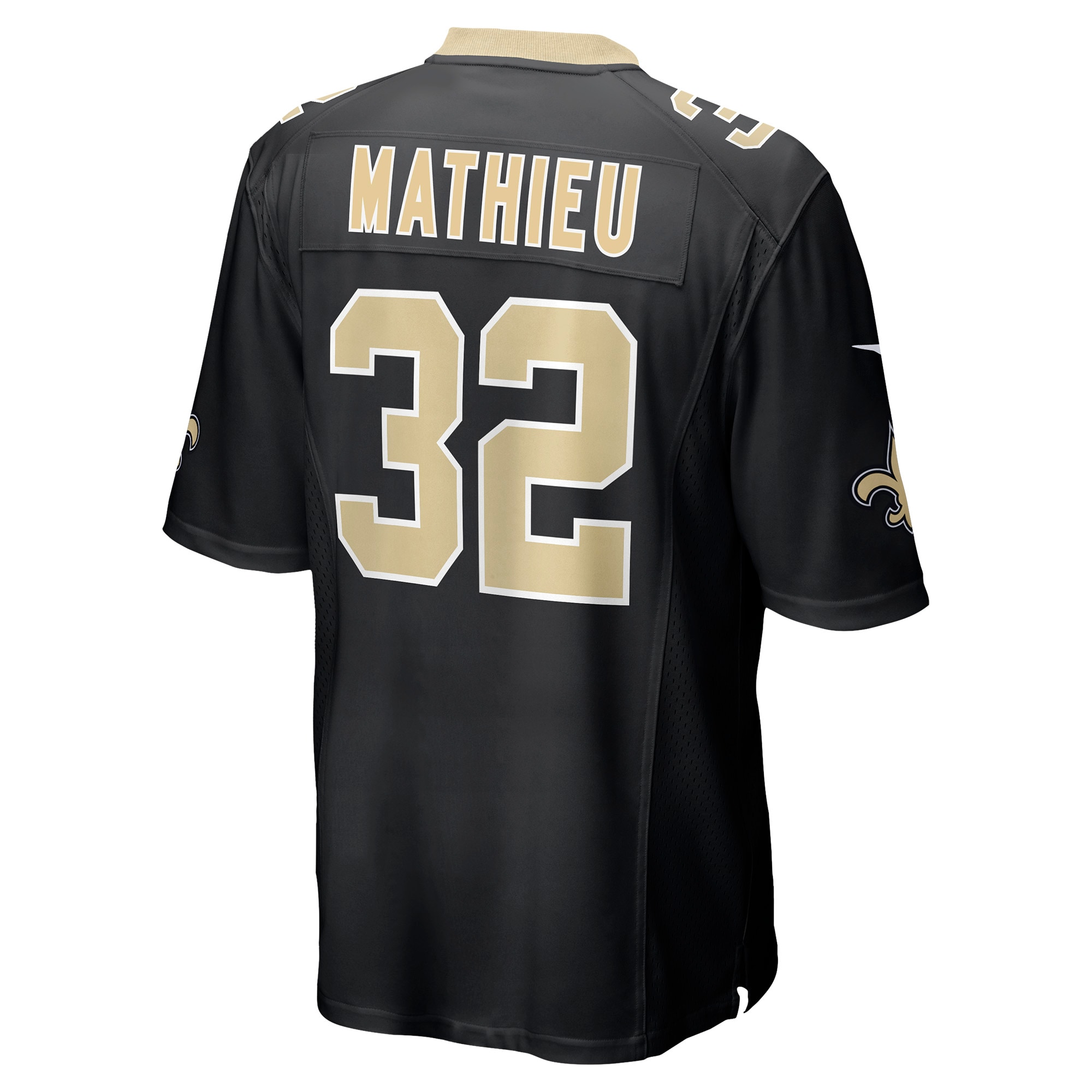 New Orleans Saints Tyrann Mathieu Black Game NFL Jersey Youth
