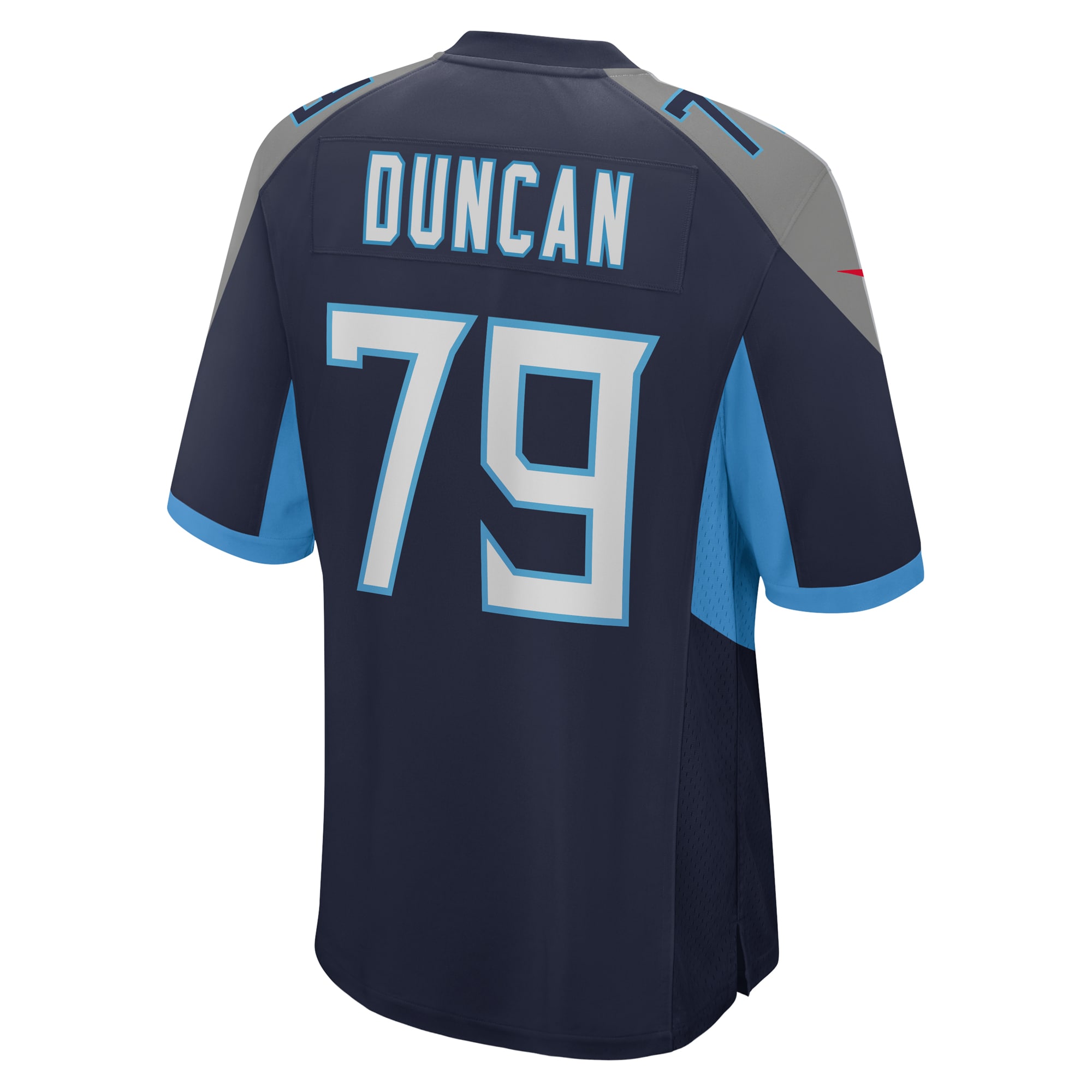 Tennessee Titans Jaelyn Duncan Navy Team Game NFL Jersey Men's