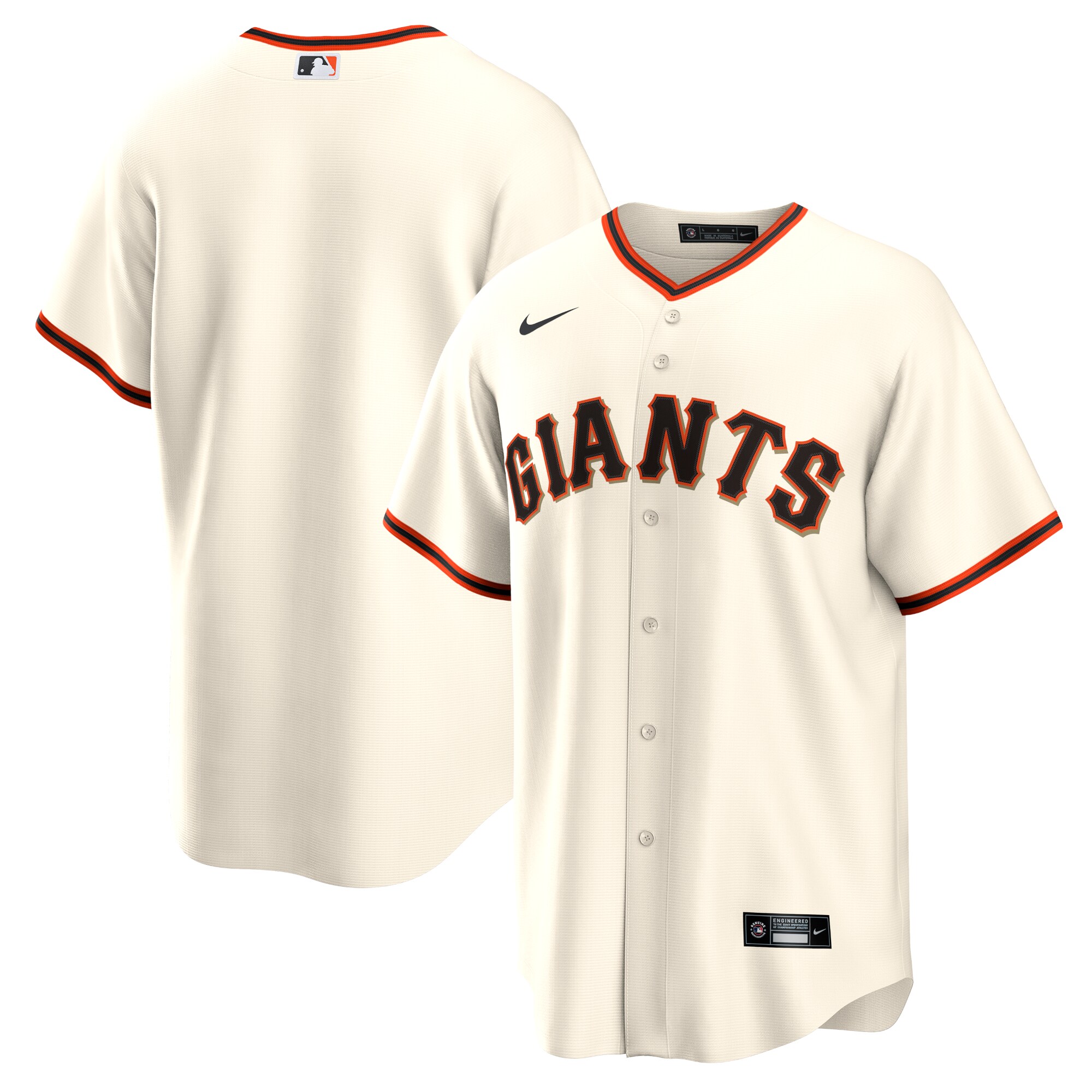 San Francisco Giants Cream Home Team MLB Jersey Men's