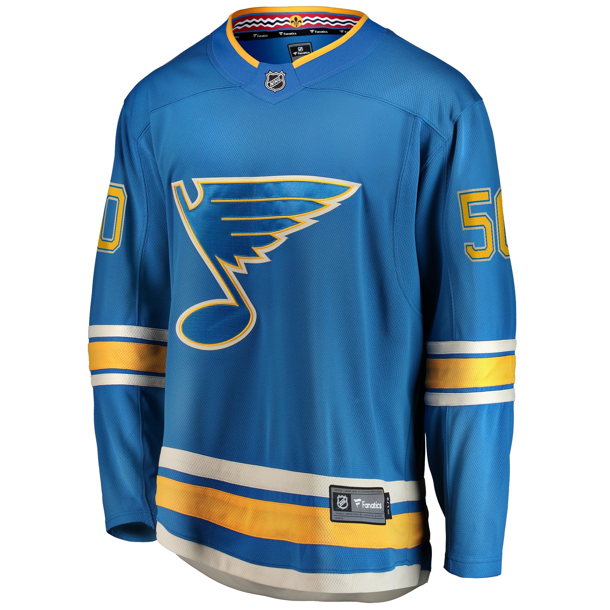 St. Louis Blues Jordan Binnington Blue Alternate Premier Breakaway Player NHL Jersey Men's
