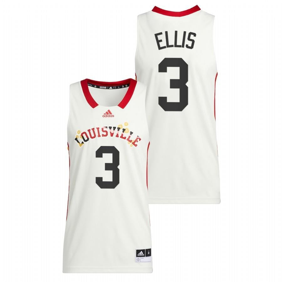 El Ellis White Louisville Cardinals 2022 Honoring Black Excellence NCAA Jersey Men's