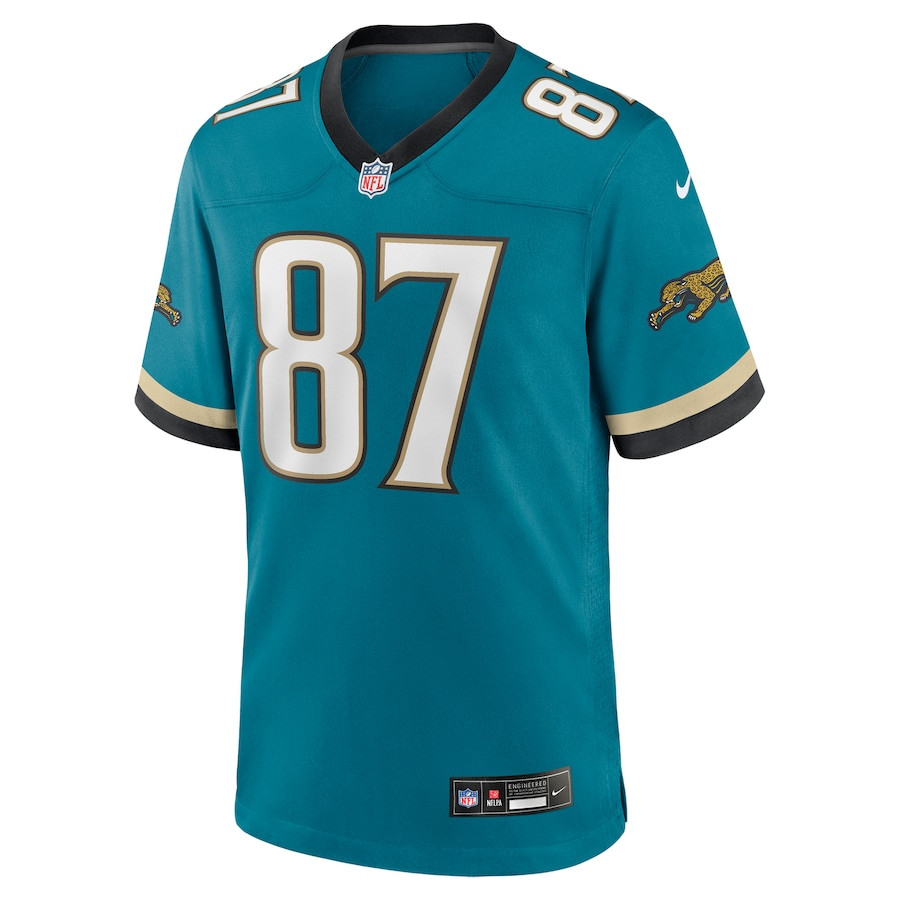 Keenan McCardell 87 Jacksonville Jaguars Prowler Throwback Player Game Teal NFL Jersey Men's