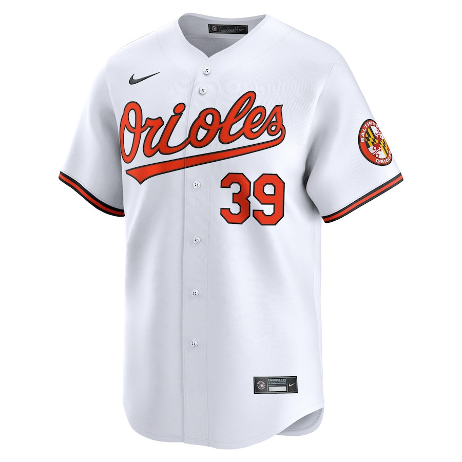 Corbin Burnes 39 Baltimore Orioles Home Limited Player White MLB Jersey Men's