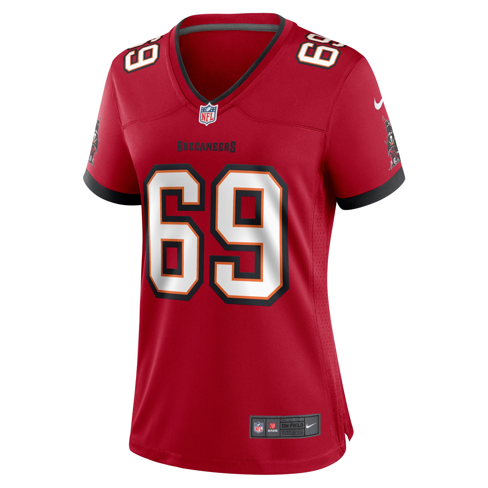 Tampa Bay Buccaneers Cody Mauch Red Game NFL Jersey Women's