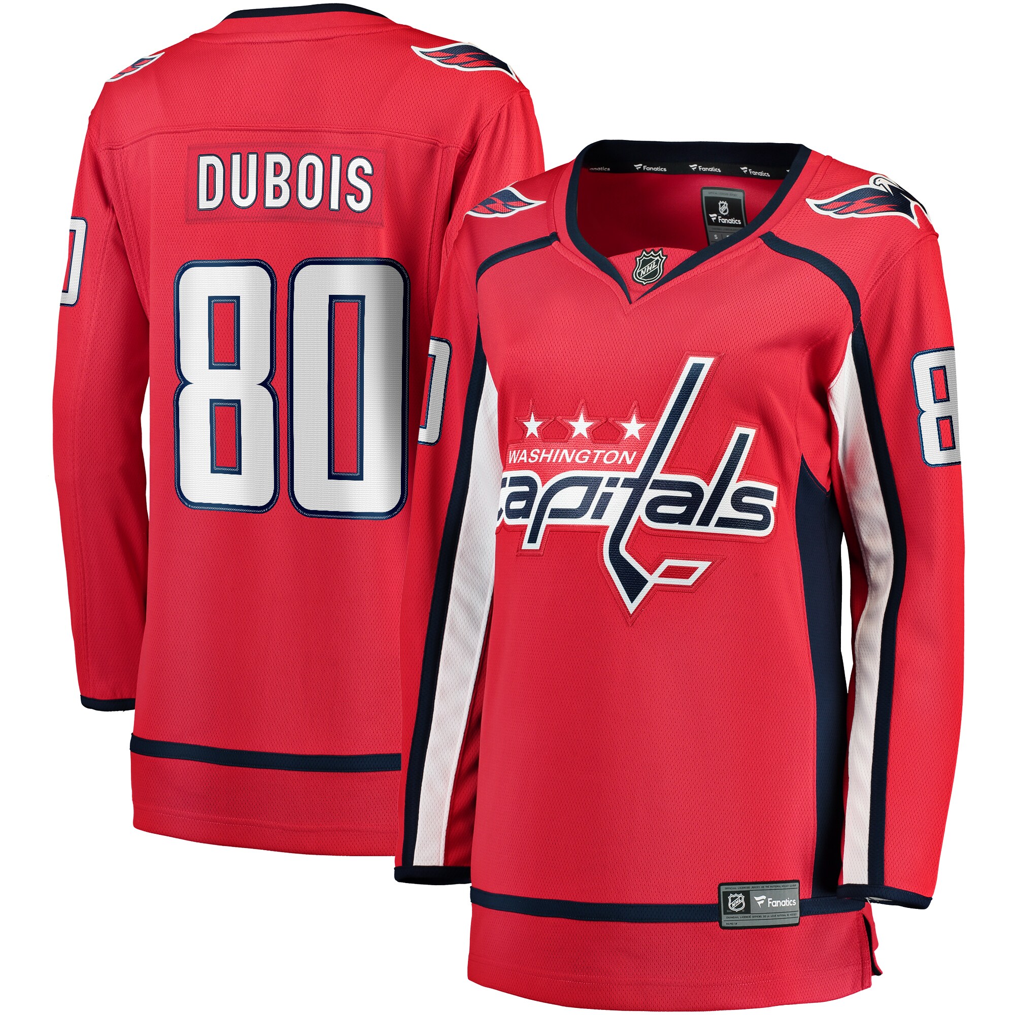 Washington Capitals Pierre-Luc Dubois Red Home Premier Breakaway Player NHL Jersey Women's