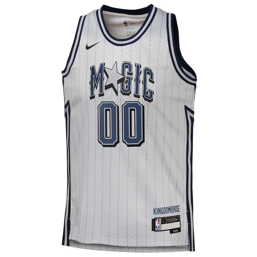 Orlando Magicc 2024/25 Swingman Custom City Edition Silver NBA Jersey Youth