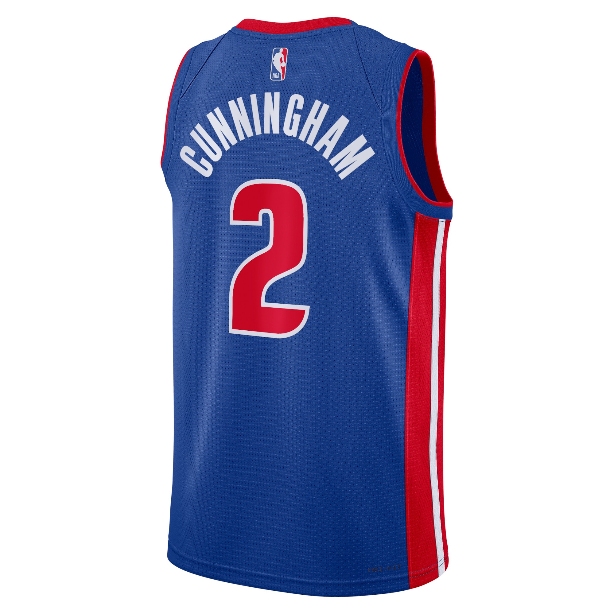 Detroit Pistons Icon Edition Swingman Blue Cade Cunningha Unisex NBA Jersey Unisex