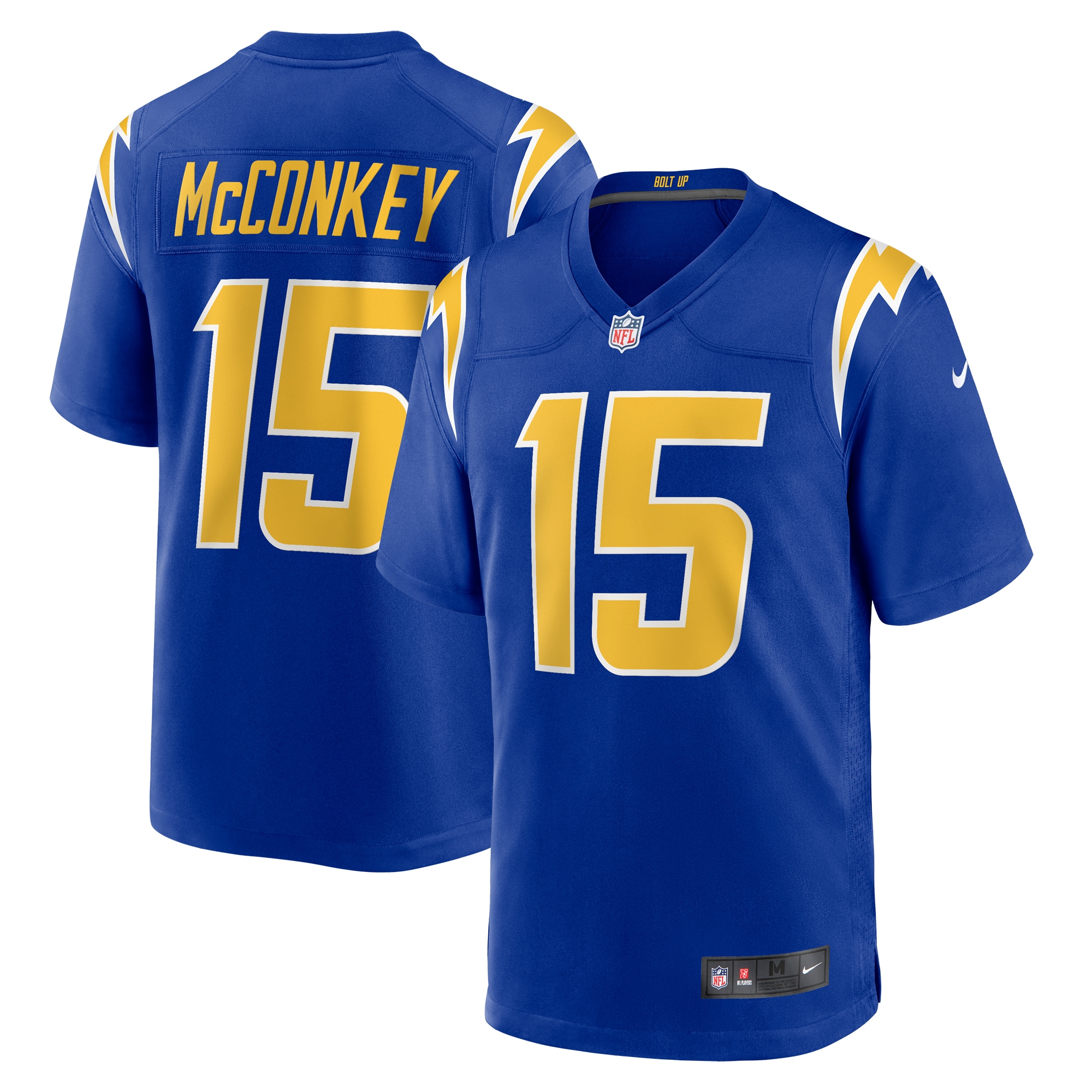 Los Angeles Chargers Ladd McConkey Royal Alternate Game NFL Jersey Men's