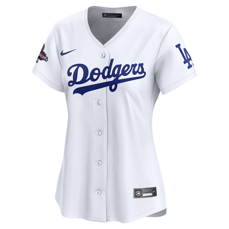 Los Angeles Dodgers 2024 World Series Champions Home Limited White MLB Jersey Women's