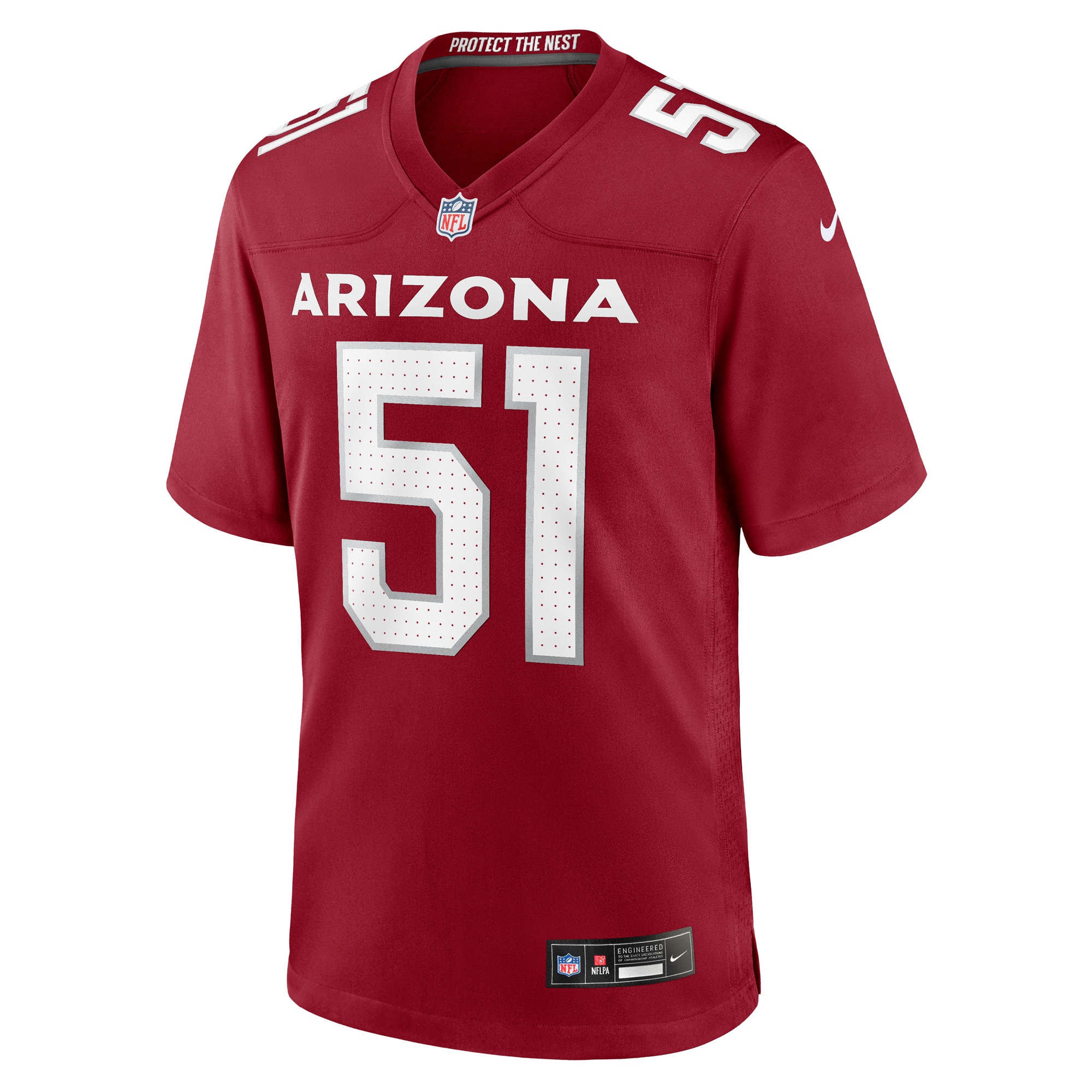Arizona Cardinals Krys Barnes Cardinal Team Game NFL Jersey Men's