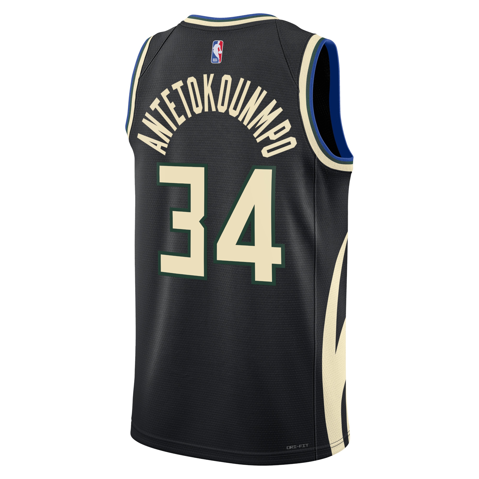 Milwaukee Bucks Jordan Statement Edition Swingman Black Giannis Antetokounmp Unisex NBA Jersey Unisex