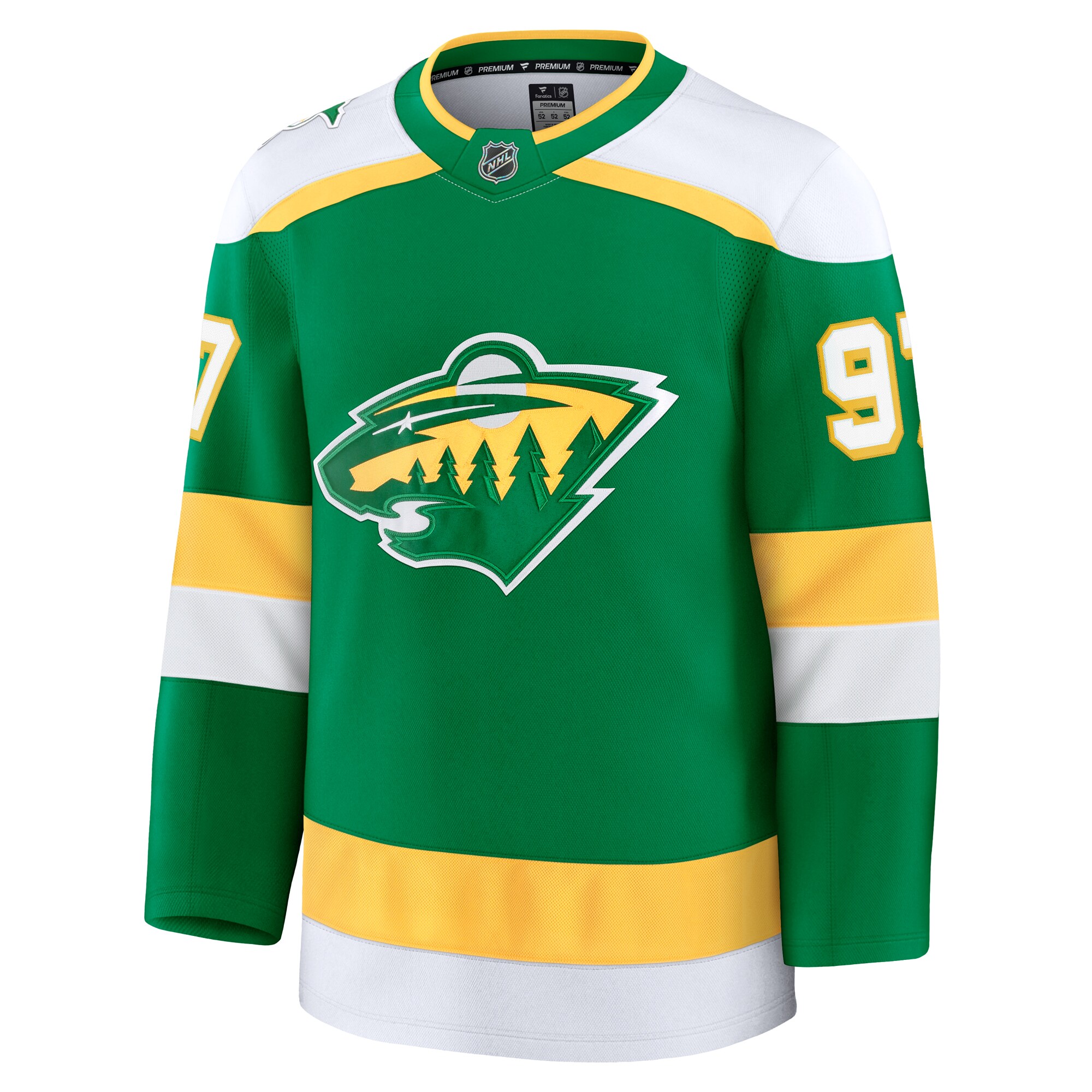 Minnesota Wild Kirill Kaprizov Green Alternate Premium NHL Jersey Men's