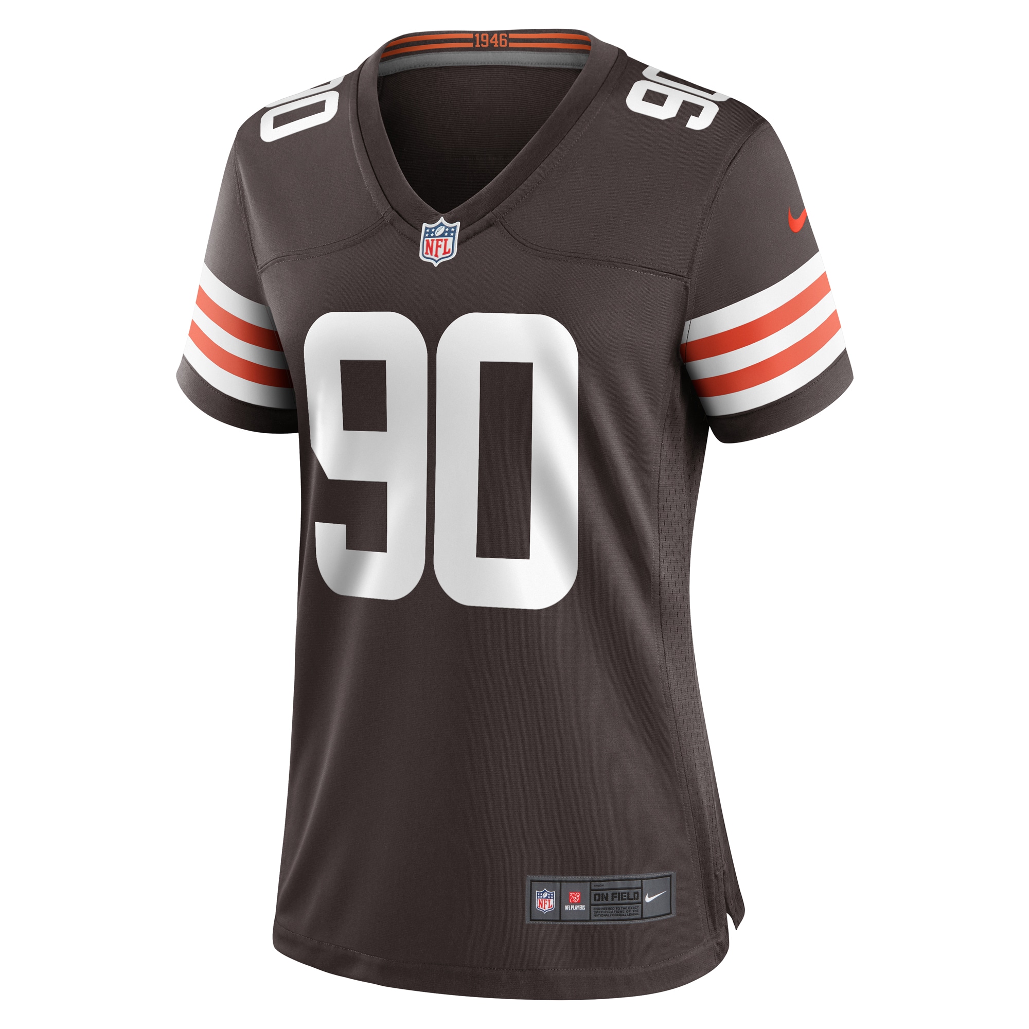 Cleveland Browns Maurice Hurst Brown All Player NFL Jersey Women's