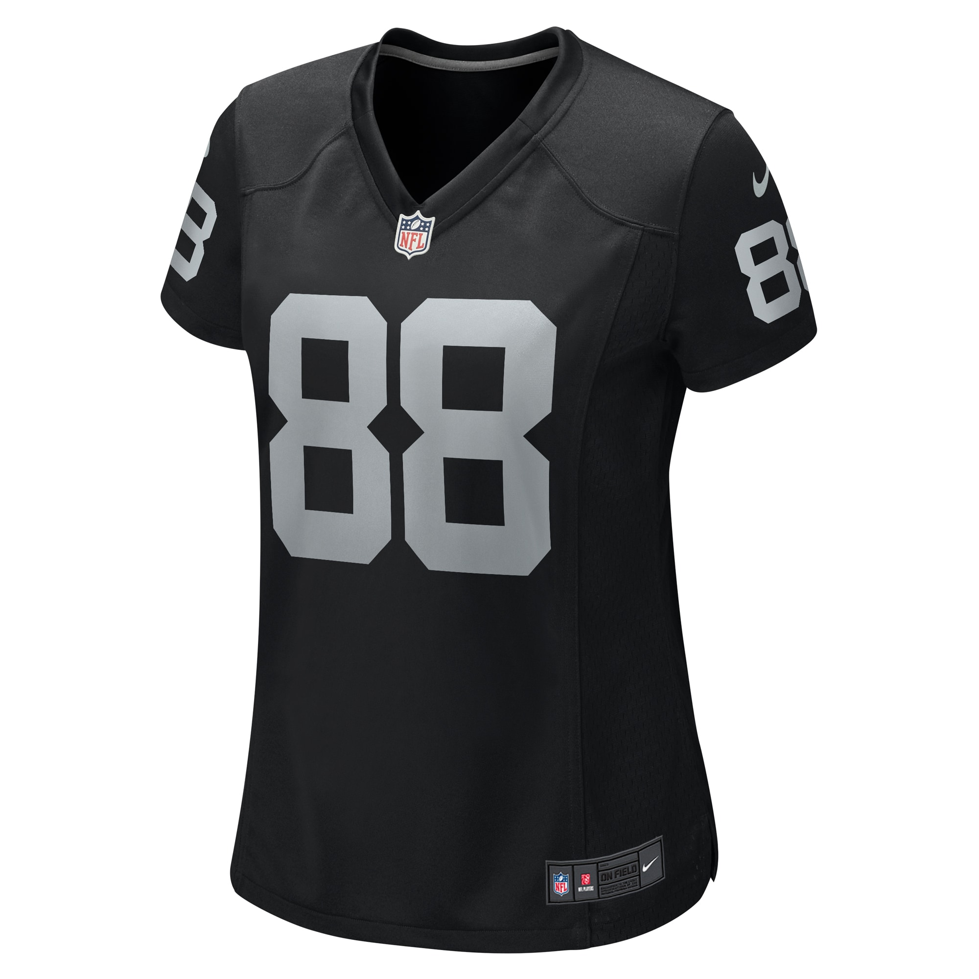 Las Vegas Raiders Antoine Wesley Black Team Game NFL Jersey Women's