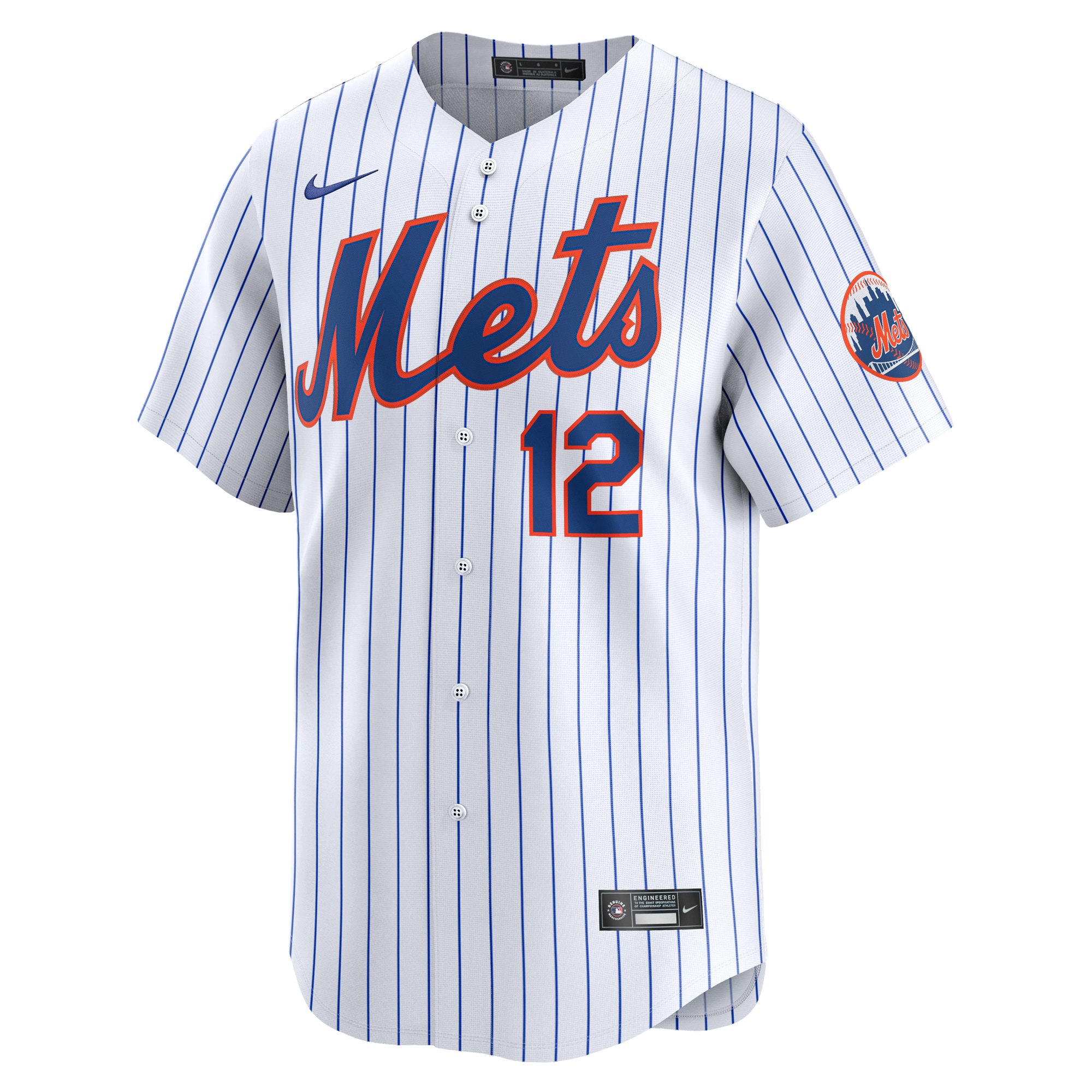 New York Mets Francisco Lindor White Home Limited Player MLB Jersey Youth