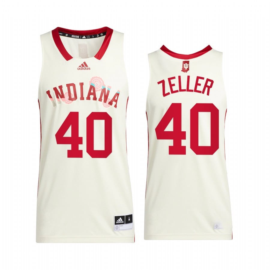 Indiana Hoosiers Cody Zeller 40 Honoring Black Excellenc White Uniform NCAA Jersey Men's