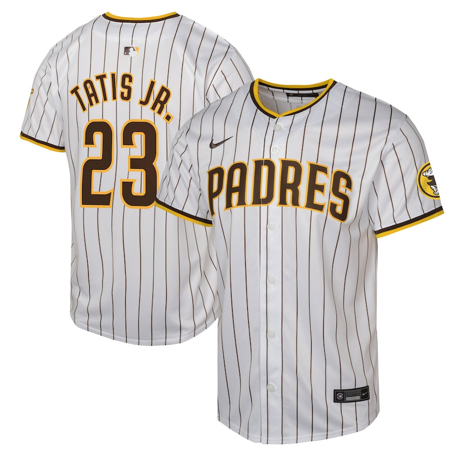Fernando Tatis Jr. 23 San Diego Padres Home Limited Player White MLB Jersey Youth