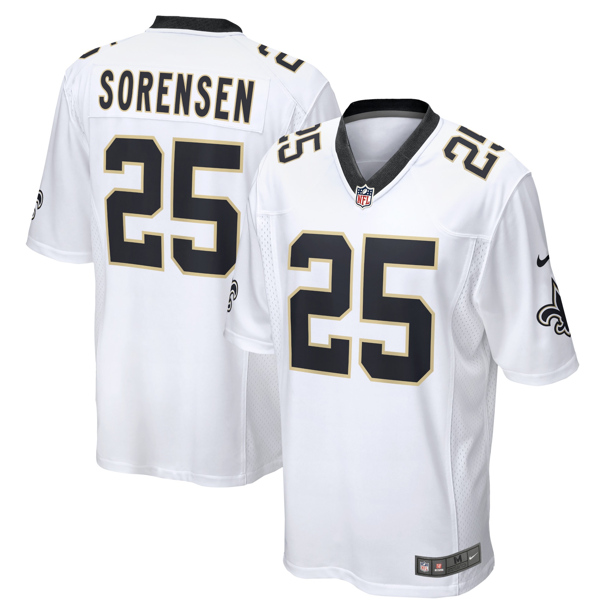 New Orleans Saints Daniel Sorensen White Player Game NFL Jersey Men's