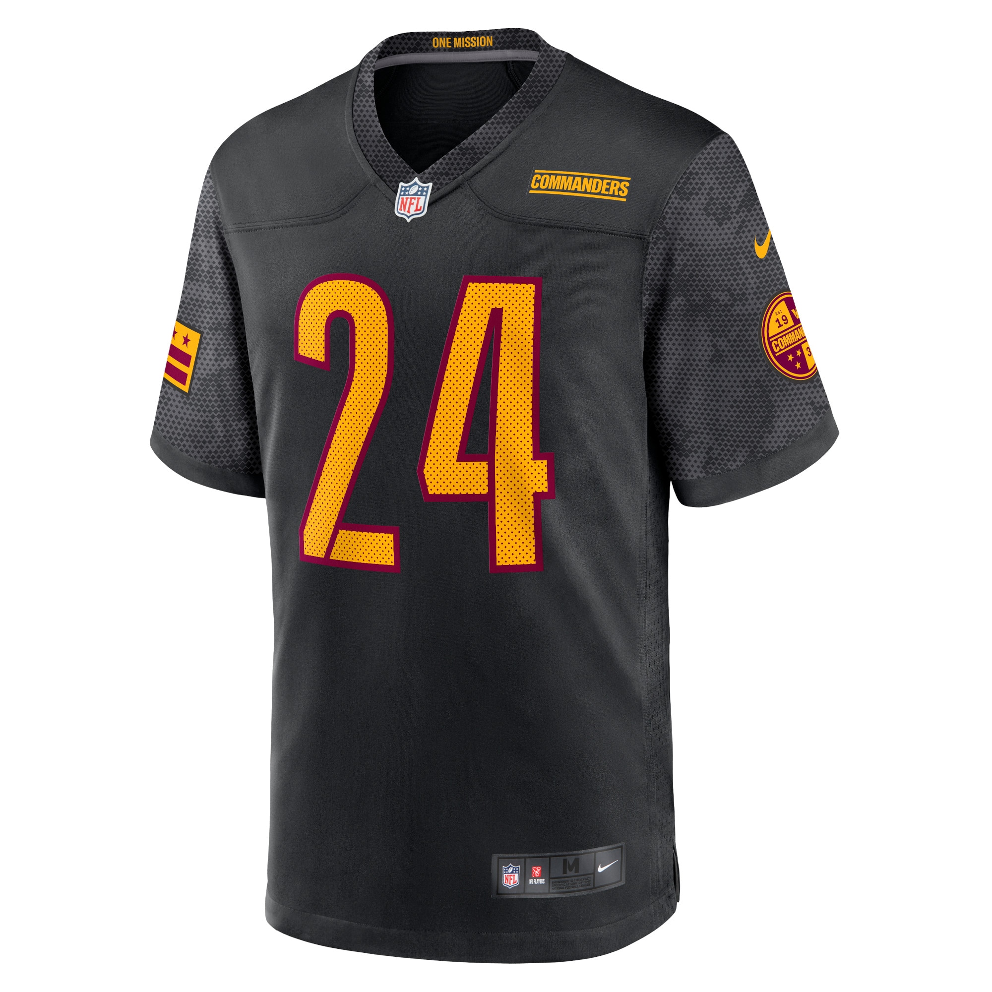 Washington Commanders Antonio Gibson Black Alternate Game Player NFL Jersey Men's