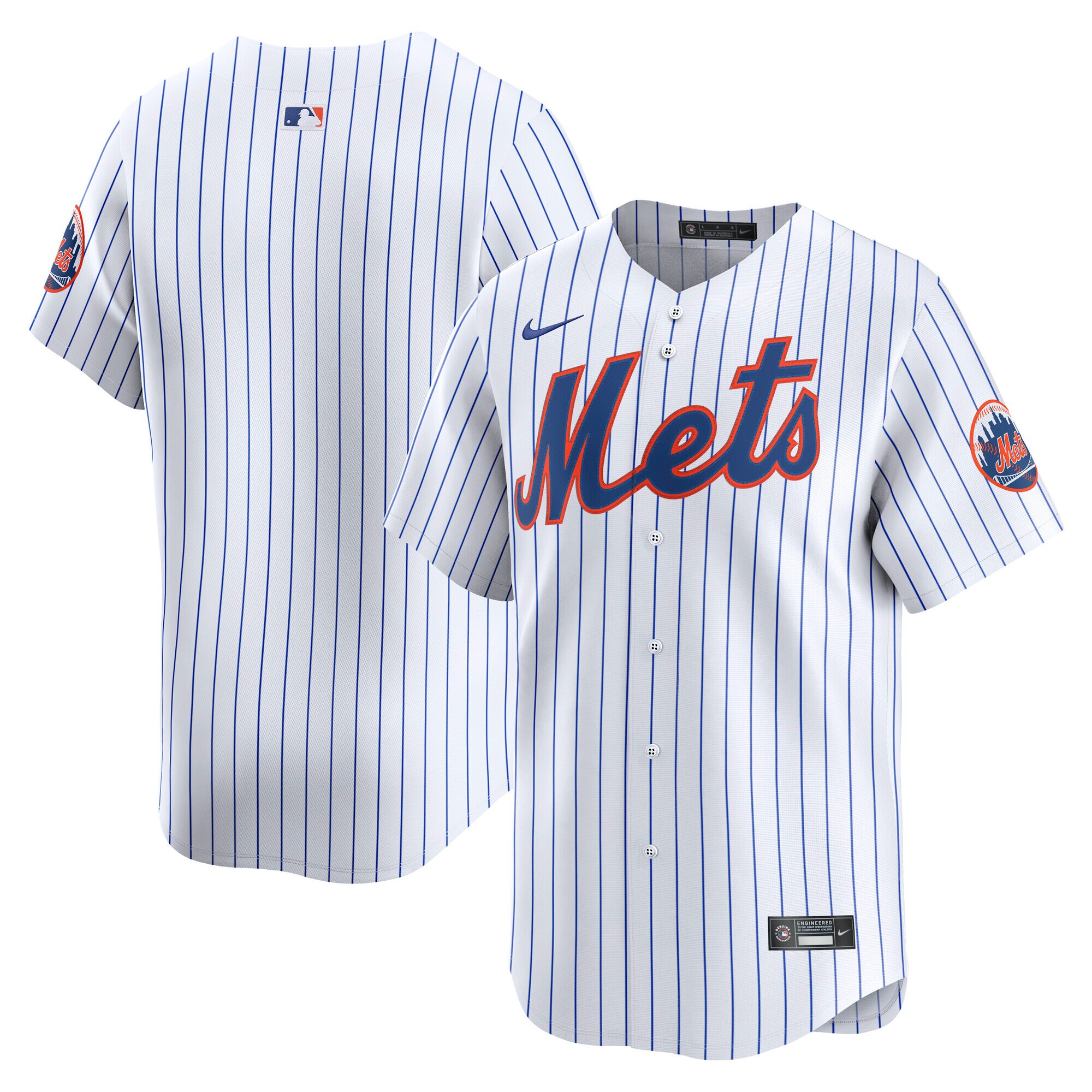 New York Mets White Home Limited MLB Jersey Men's