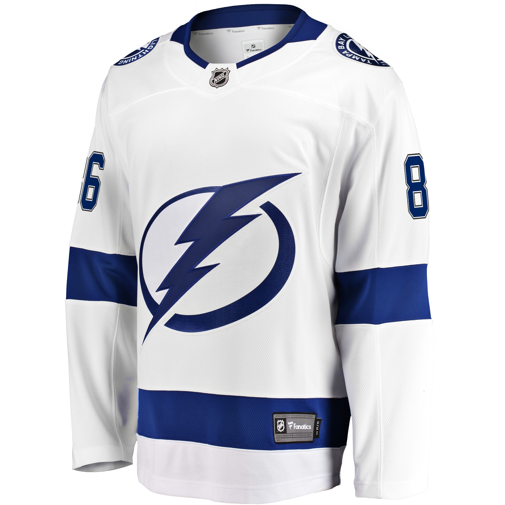 Tampa Bay Lightning Nikita Kucherov White Away Premier Breakaway Player NHL Jersey Men's