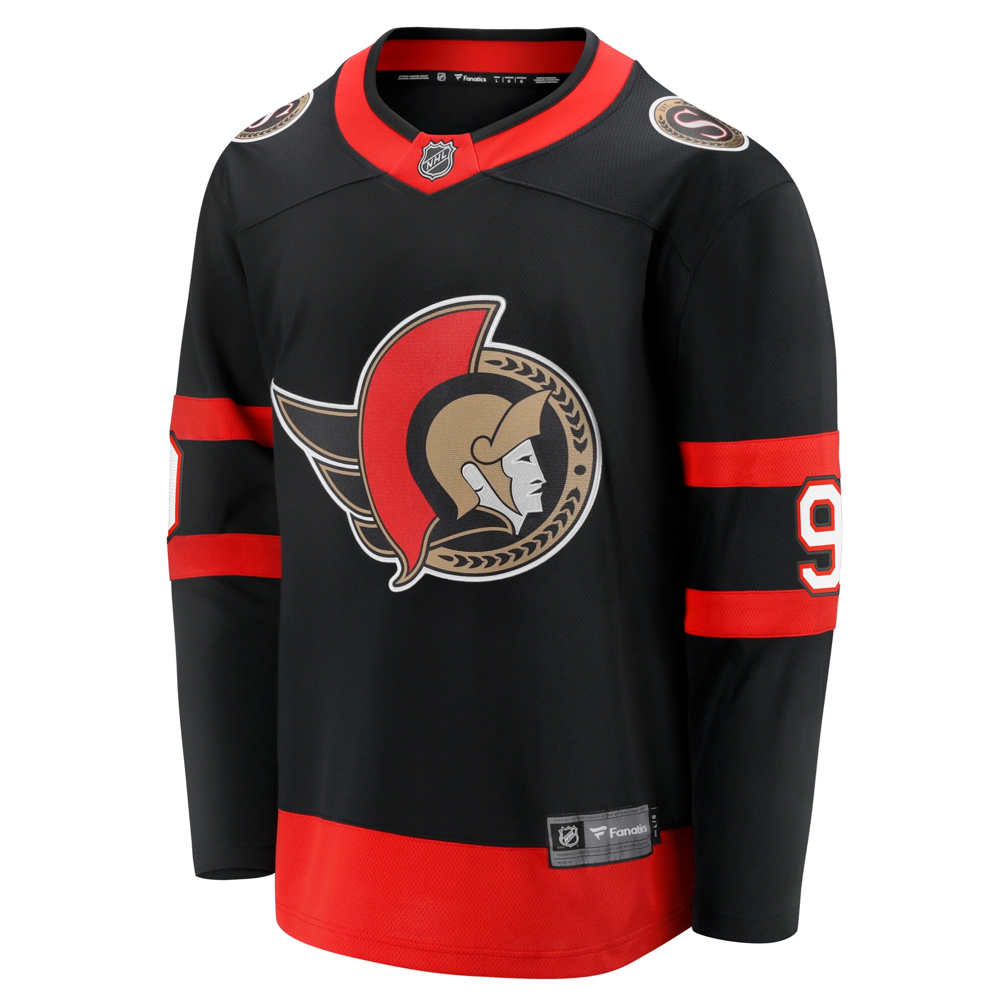 Ottawa Senators Josh Norris Black Home Breakaway NHL Jersey Men's
