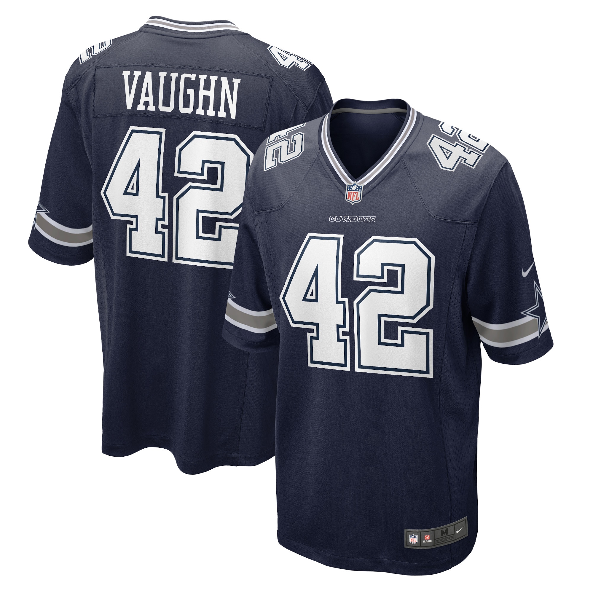 Dallas Cowboys Deuce Vaughn Navy Game NFL Jersey Men's