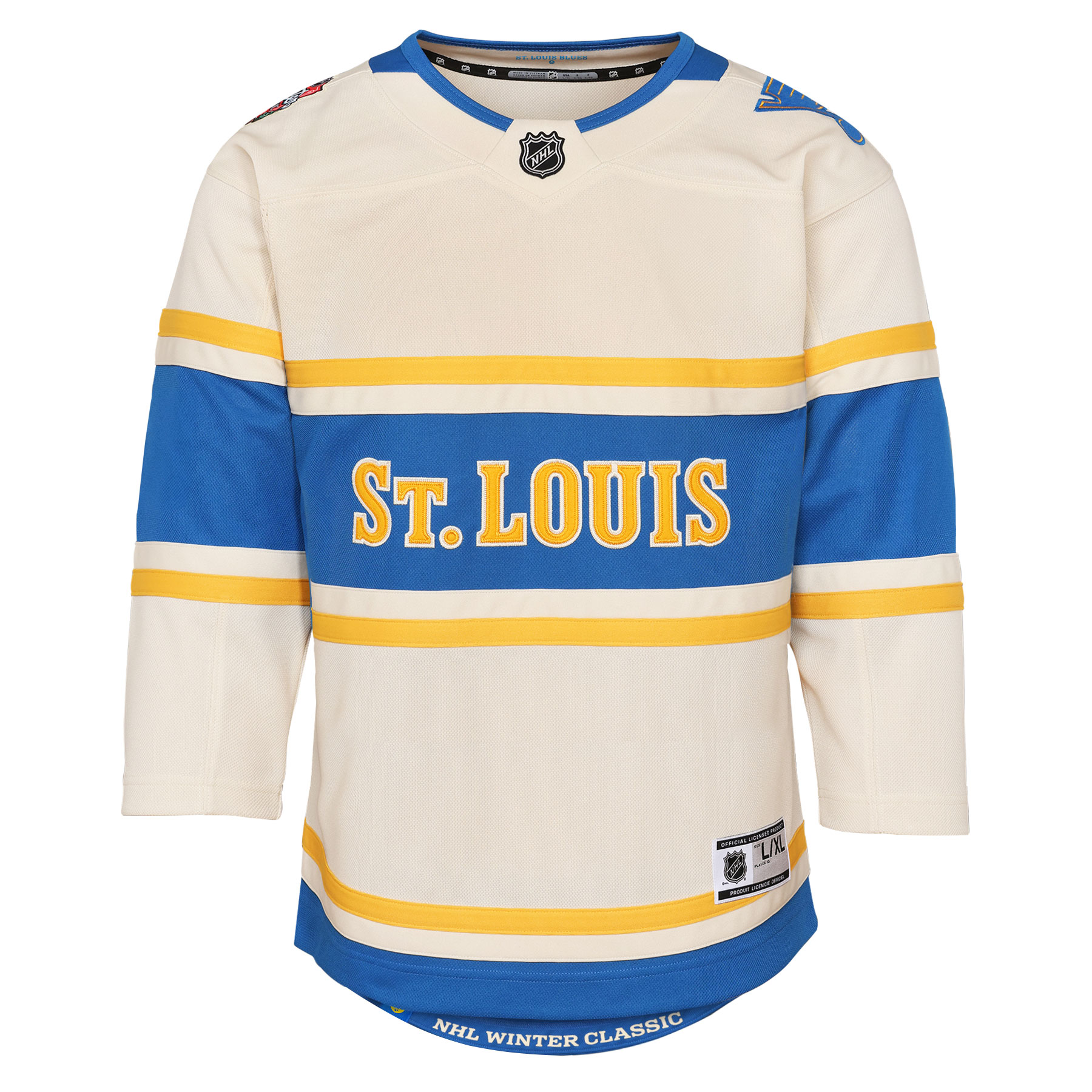St. Louis Blues Cream 2025 Winter Classic Premier NHL Jersey Youth
