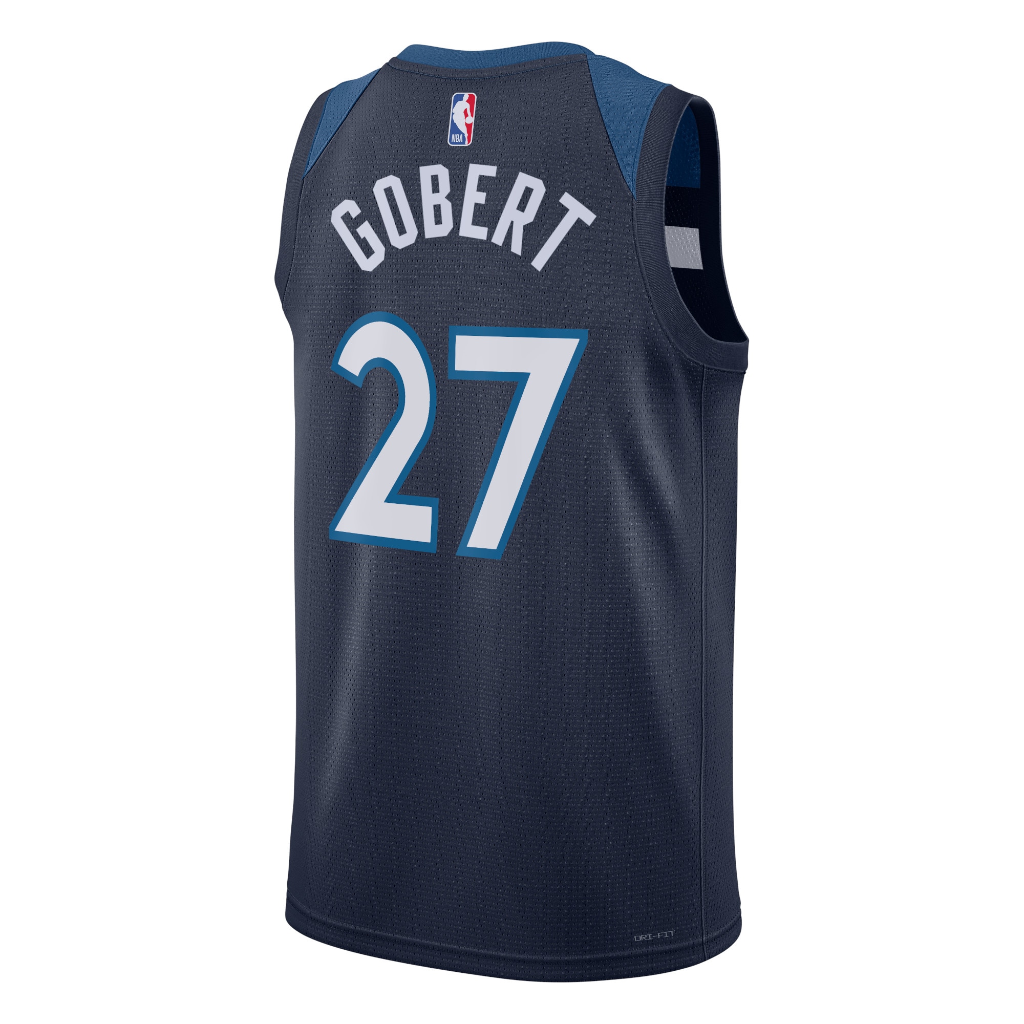 Minnesota Timberwolves Icon Edition Swingman Navy Rudy Gober Unisex NBA Jersey Unisex