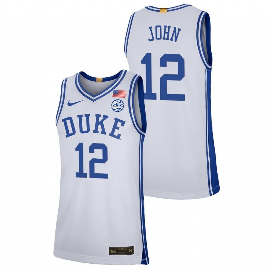 Duke Blue Devils Theo John 202 White College Limited NCAA Jersey Men's