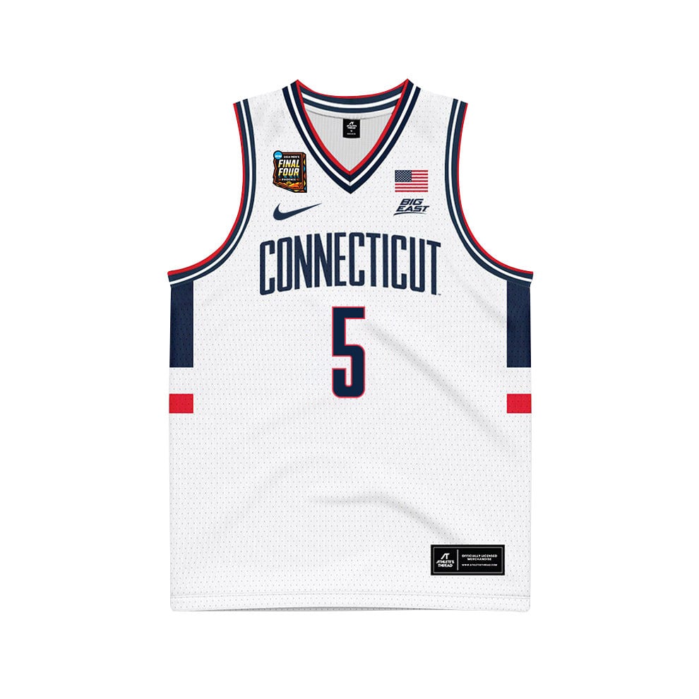 Stephon Castle 5 UConn Huskies 2024 Final Four Patch Unisex NCAA Jersey Unisex